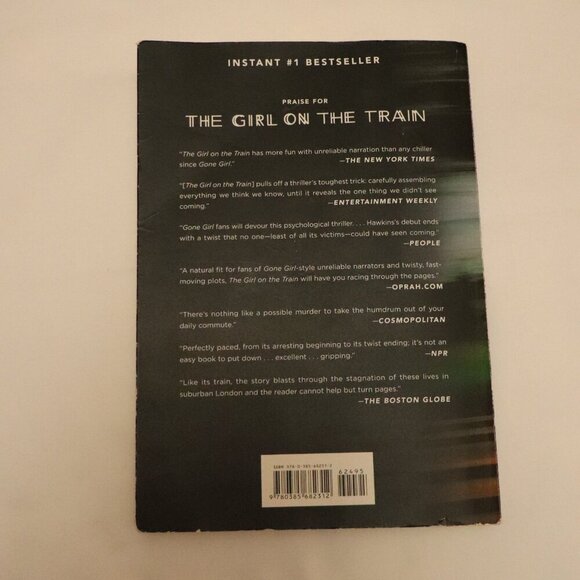 The Girl On The Train by Paula Hawkins | Thriller | Mystery | Suspense | Fiction - Picture 2 of 5